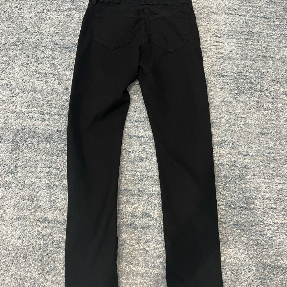 Monfrere Solid Black Stretch Denim. Never Worn - image 3